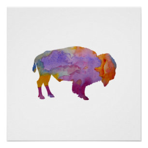 Bison Perfect Poster