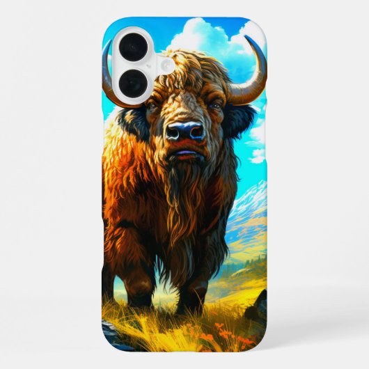 Bison Phone Case iPhone Hoesje (Achterkant)