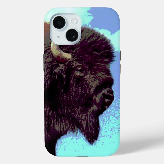 Bison Pop Art Case-Mate iPhone Case (Achterkant)