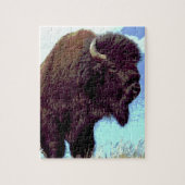 Bison Pop Art Legpuzzel (Verticaal)