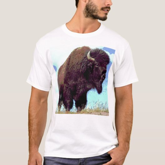 Bison Pop Art T-shirt (Voorkant)