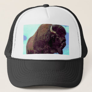 Bison Pop Art Trucker Pet
