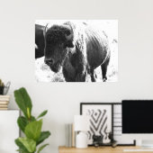 Bison Poster (Thuiskantoor)