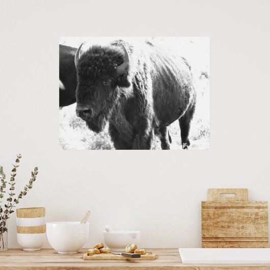 Bison Poster (Keuken)