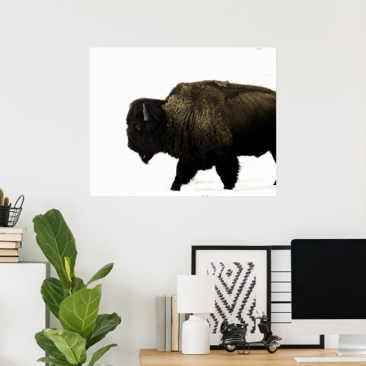 Bison Poster (Thuiskantoor)