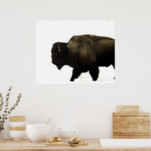 Bison Poster (Keuken)