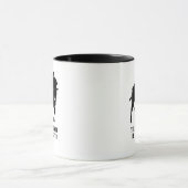 Bison print cup mok (Midden)