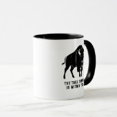 Bison print cup mok (Voorkant rechts)