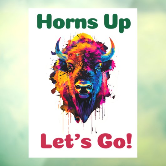 Bison Raamsticker (Vel 3)