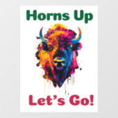 Bison Raamsticker (Vel)