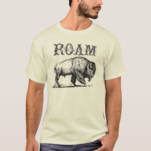 Bison Roam T-Shirt (Voorkant)