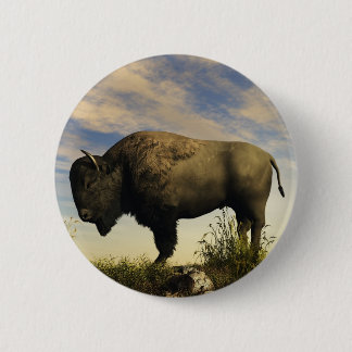 Bison Ronde Button 5,7 Cm