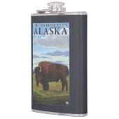 Bison Scene - Chitina River Basin, Alaska Heupfles (Links)