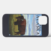 Bison Scene - Fairwell, Alaska Case-Mate iPhone Case (Achterkant (horizontaal))