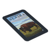 Bison Scene - Fairwell, Alaska Magneet (Rechterzijde)