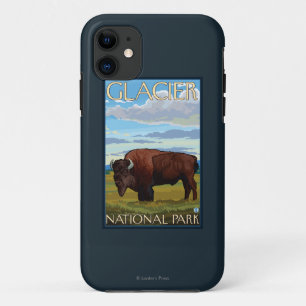 Bison Scene - Glacier National Park, MT Case-Mate iPhone Case