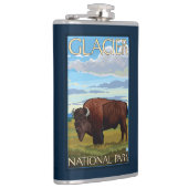 Bison Scene - Glacier National Park, MT Heupfles (Rechts)