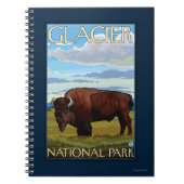 Bison Scene - Glacier National Park, MT Notitieboek (Voorkant)