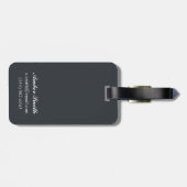 Bison Scene - McGrath, Alaska Bagagelabel (Achterkant horizontaal)