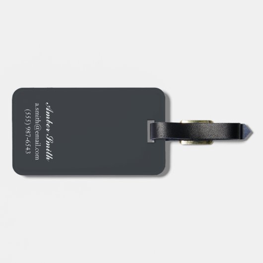 Bison Scene - McGrath, Alaska Bagagelabel (Achterkant horizontaal)