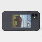 Bison Scene - McGrath, Alaska Case-Mate iPhone Case (Achterkant (horizontaal))