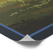 Bison Scene - McGrath, Alaska Poster (Hoek)