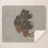 Bison Sherpa Blanket Deken (Voorkant (horizontaal))