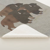 Bison Sherpa Blanket Sherpa Deken (3/4)