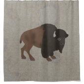 Bison Shower Curtain Douchegordijn (Voorkant)