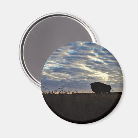Bison Silhoutte Magneet (Voorkant / Achterkant)