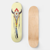 BISON SKULL SKATEBOARD (Voorkant)