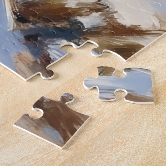 Bison Stoic Guardian of the Snowy Plains Hat Legpuzzel (Zijkant)