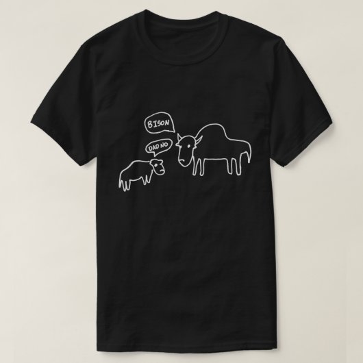 Bison T-Shirt Dark (Design voorkant)