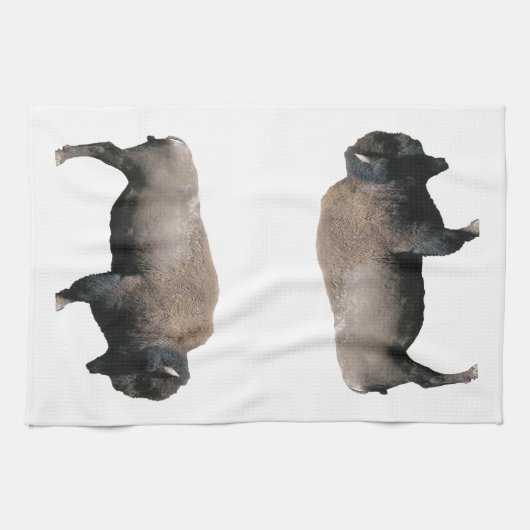 Bison Theedoek (Horizontaal)