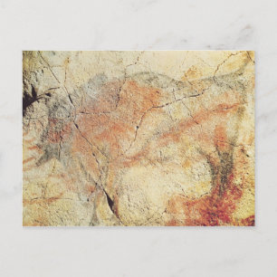 Bison, uit de grotten bij Altamira, c.15000 BC Briefkaart