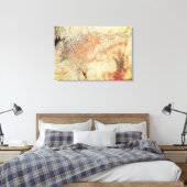 Bison, uit de grotten bij Altamira, c.15000 BC Canvas Afdruk (Insitu (Slaapkamer))
