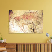 Bison uit de grotten bij Altamira, c.15000 BC Canvas Afdruk (Insitu (Woonkamer))