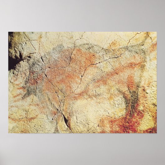 Bison, uit de grotten bij Altamira, c.15000 BC Poster (Voorkant)