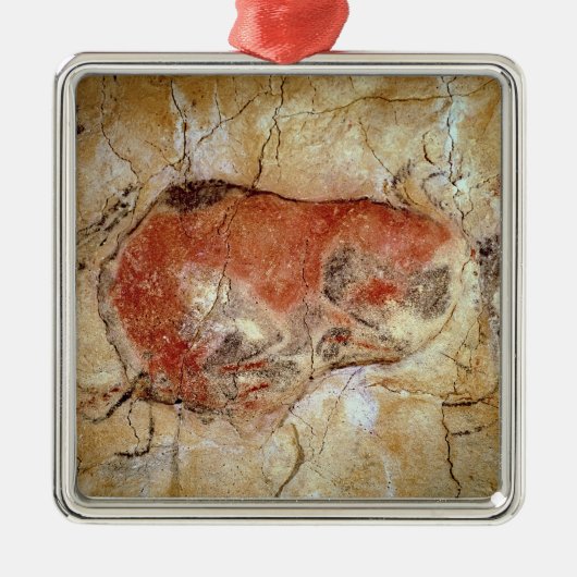 Bison van de Altamira Caves Metalen Ornament (Voorkant)