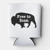 Bison vrij om te roamen blikjeskoeler (Voorkant)
