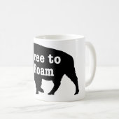 Bison vrij om te roamen koffiemok (Voorkant rechts)