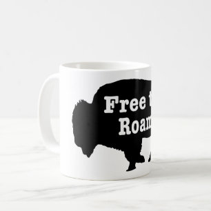 Bison vrij om te roamen koffiemok