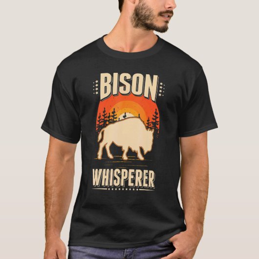 Bison Whisperer Buffalo Whisperer T-shirt (Voorkant)