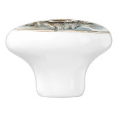 Bison Wild Tame en tijdloos Collectie Keramische Knop (Zijkant)