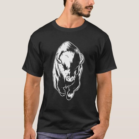 Bison Wildlife American - Animal Bison T-shirt (Voorkant)