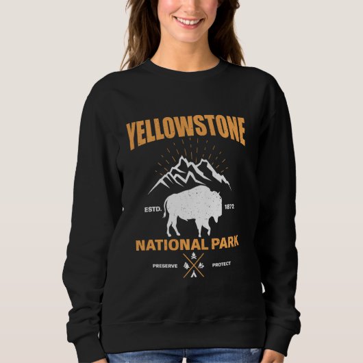 Bison Yellowstone National Park Buffalo  Re Trui (Voorkant)