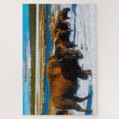 Bison Yellowstone Wyoming. Jigzaag Puzzle Legpuzzel (Verticaal)