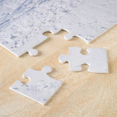 Bison Yellowstone Wyoming. Kerstgroetings Jig Legpuzzel (Zijkant)