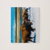 Bison Yellowstone Wyoming Legpuzzel (Verticaal)