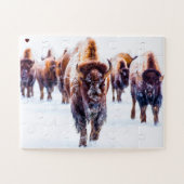 Bison Yellowstone Wyoming Legpuzzel (Horizontaal)